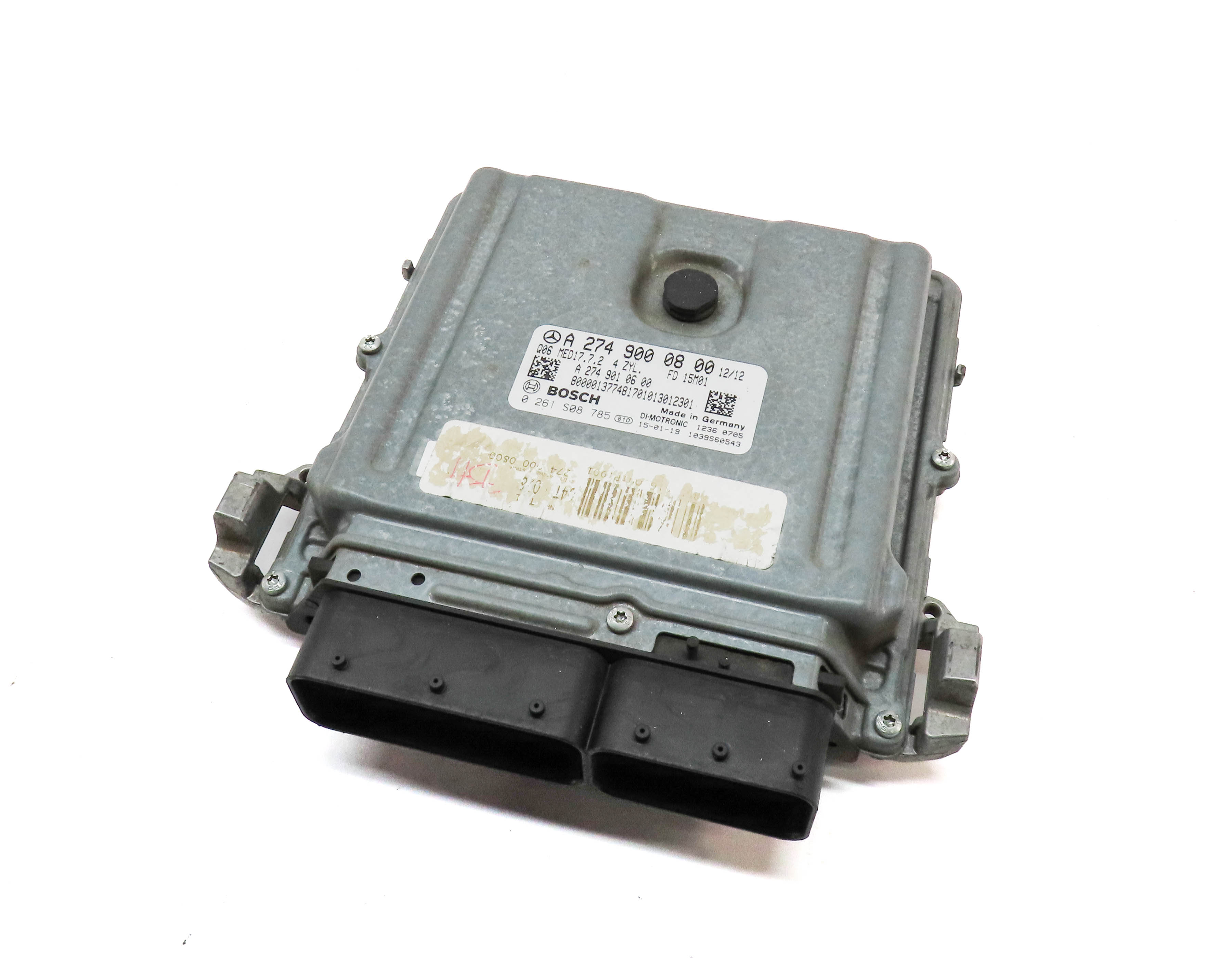 15-16 MERCEDES C300 C350E (W205) 2.0. TURBO M274 ENGINE CONTROL MODULE COMPUTER — exact item pictured